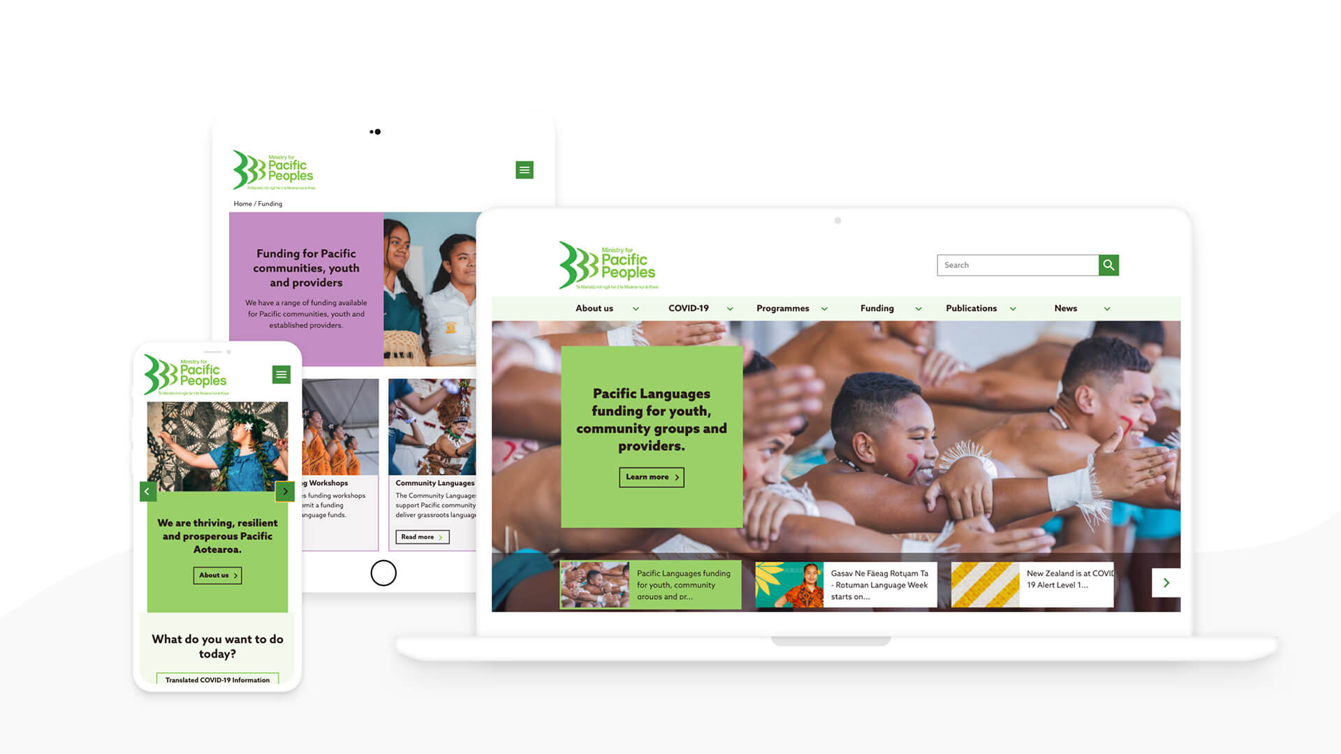 Ministry for Pacific Peoples | Web Design