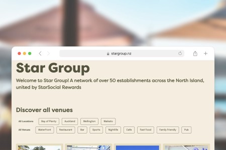 star group website showing venues 1200x800